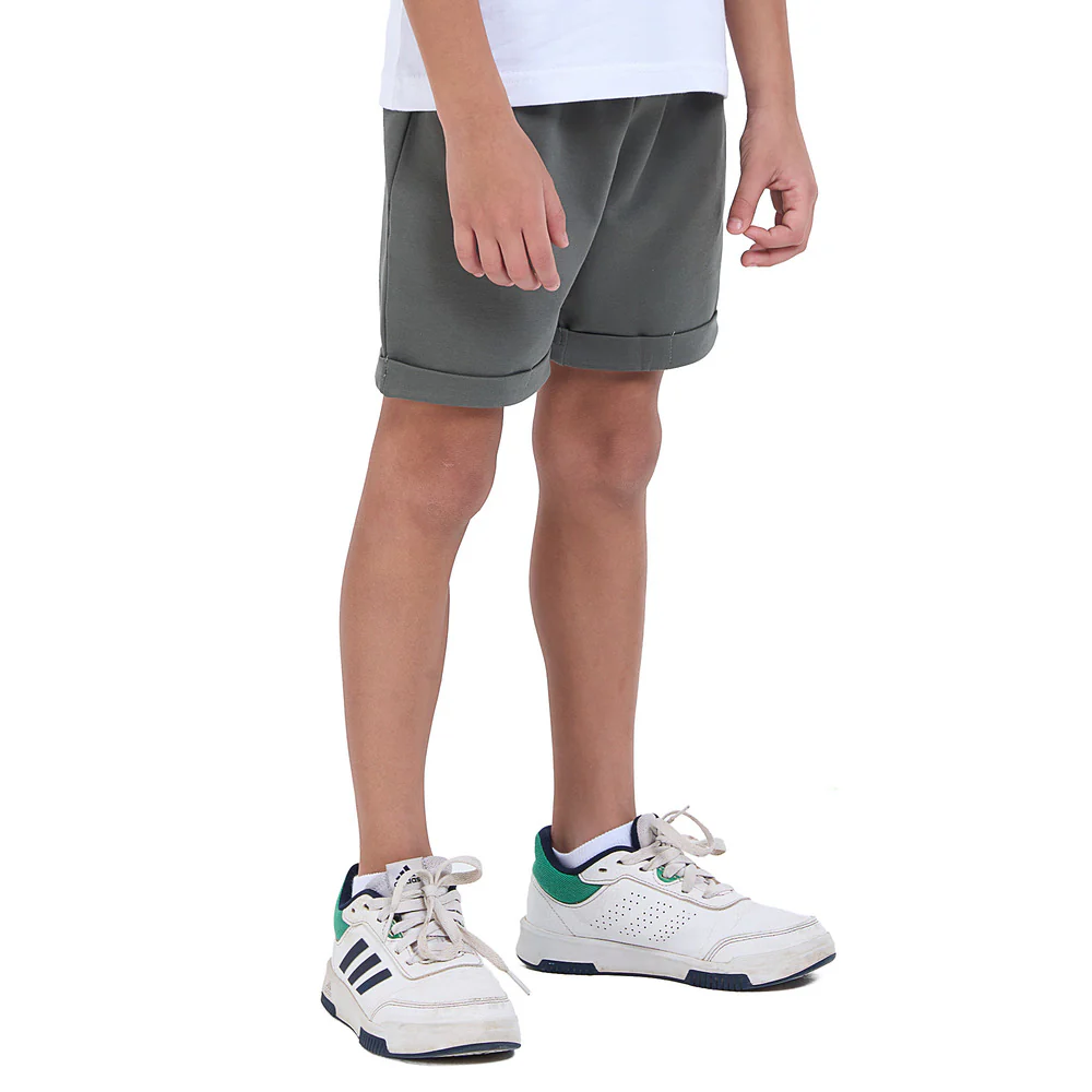 Boys summer Dark Green Shorts - Image 2