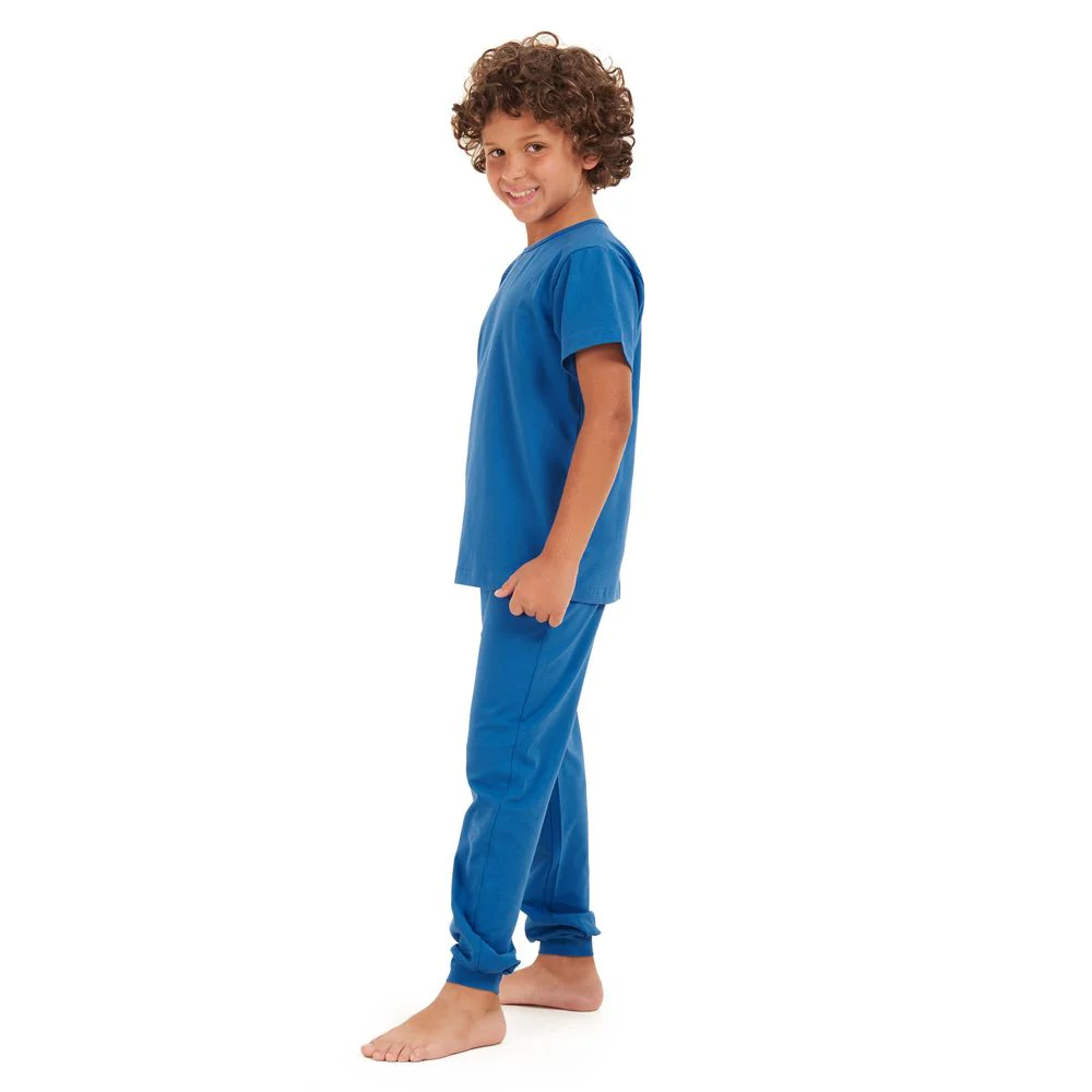 Boys summer pajama set Indigo t-shirt + Pants - Image 3