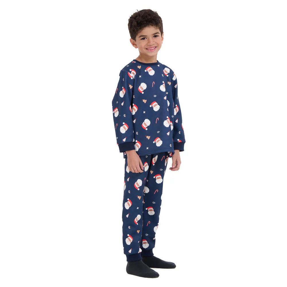 Kids unisex Winter pajama set Top + Pants - Image 4