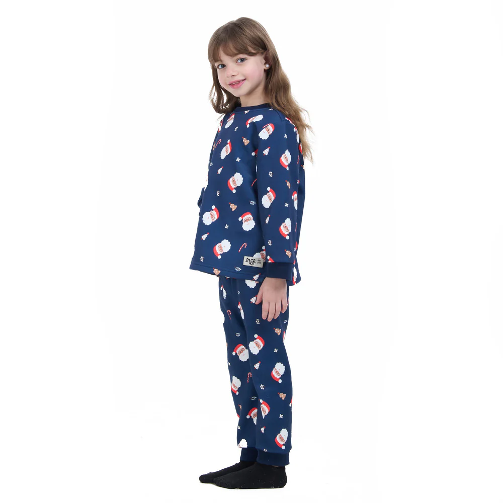 Kids unisex Winter pajama set Top + Pants - Image 5
