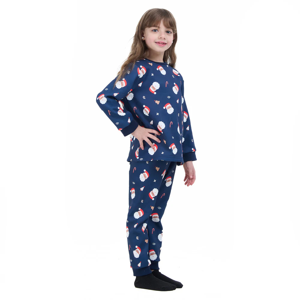 Kids unisex Winter pajama set Top + Pants - Image 7