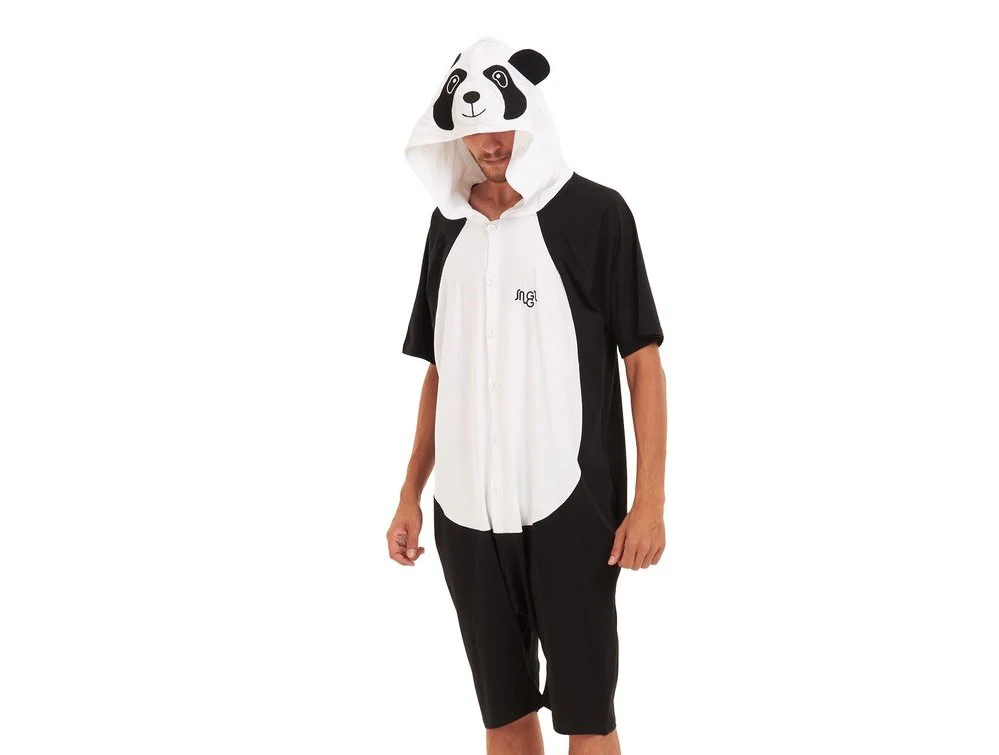 Snuggs Summer Onesie Short Panda - Image 2