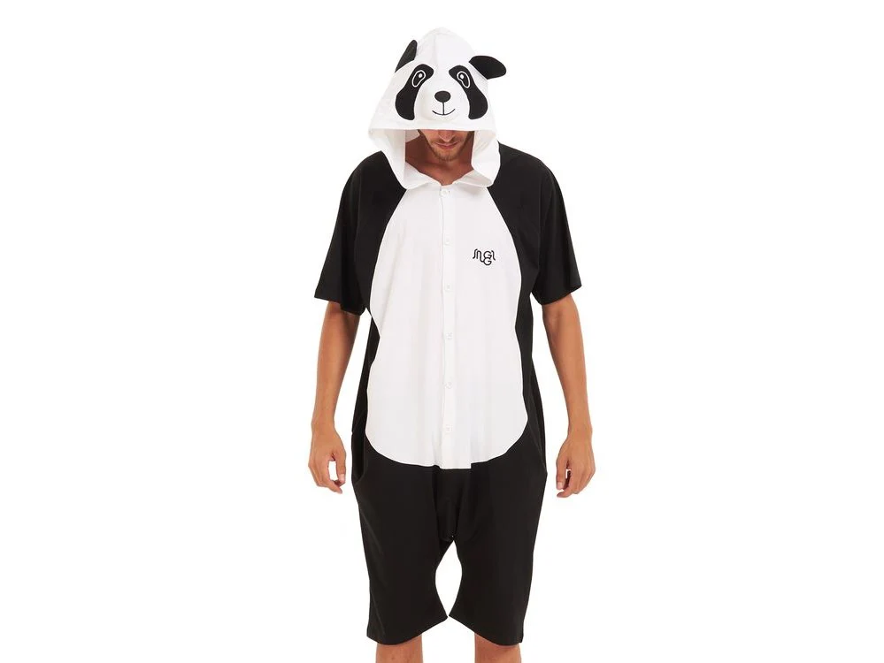 Snuggs Summer Onesie Short Panda - Image 3