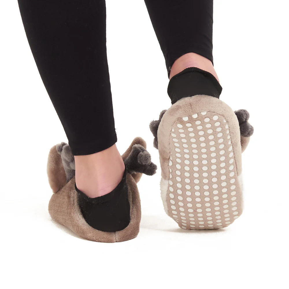 Deer Winter Women Fuzzy Slipper - Image 4