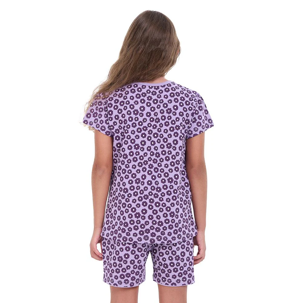 Girls summer pajama set Blossom t-shirt +shorts - Image 4