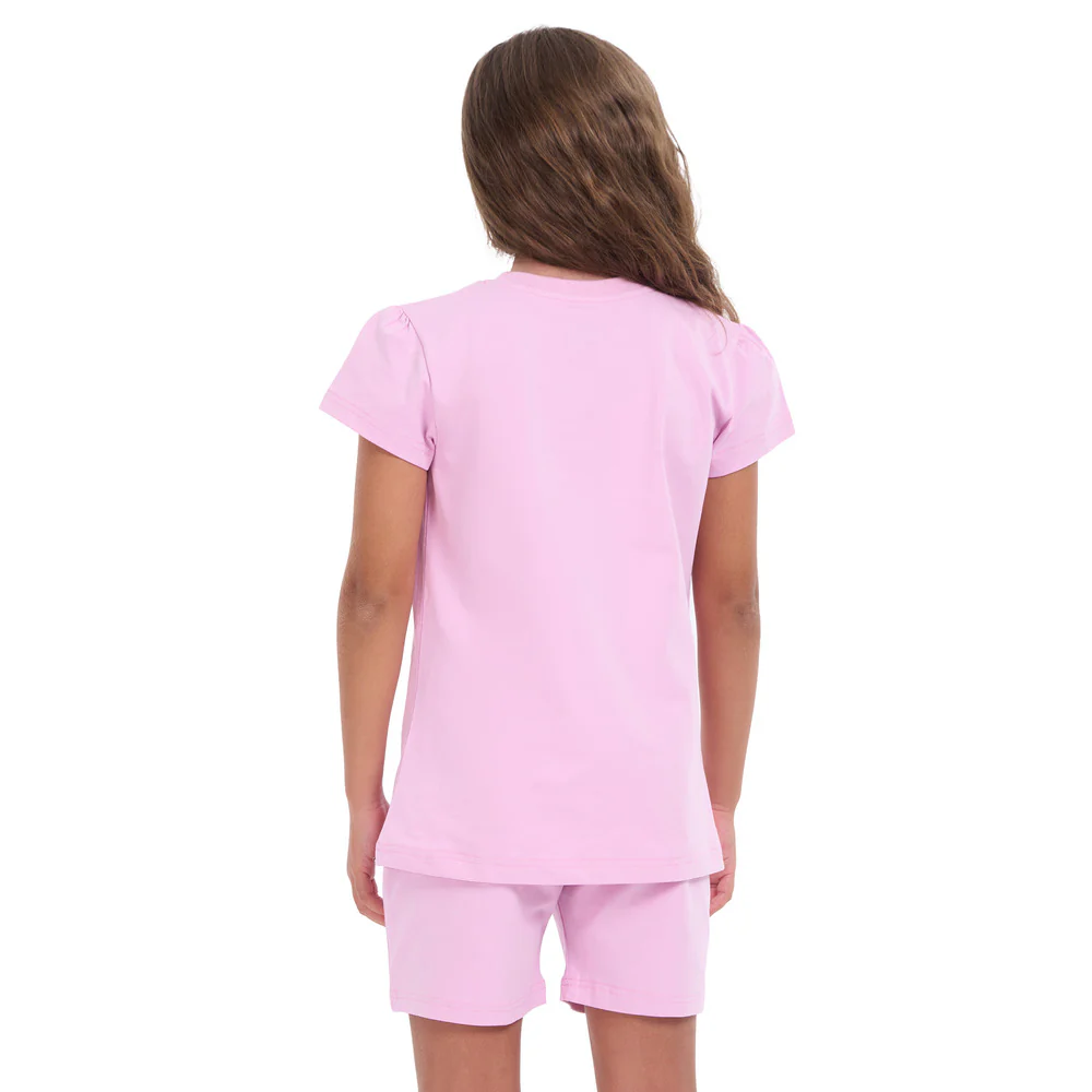 Girls summer pajama set Rose t-shirt +shorts - Image 3