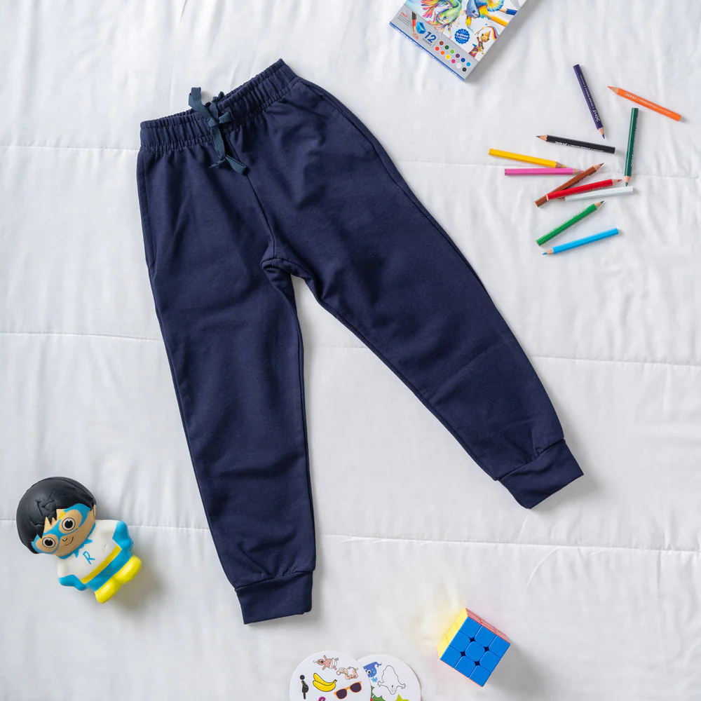 Kids summer Dark blue Pants - Image 2