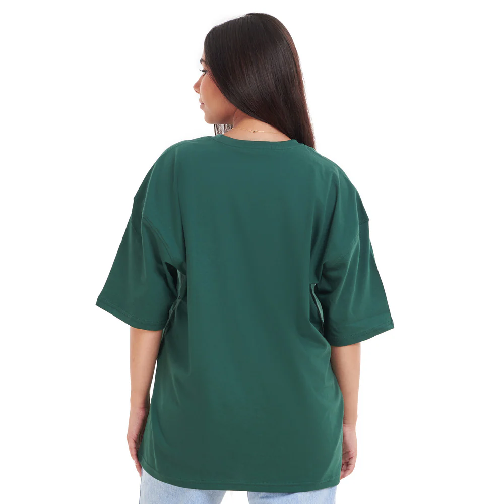 Oversized T-shirt Green - Image 3