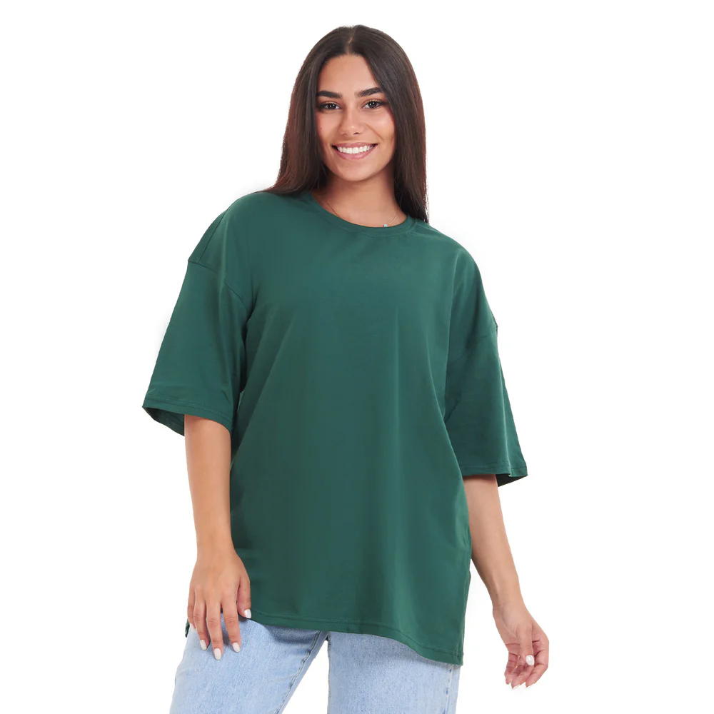 Oversized T-shirt Green - Image 7