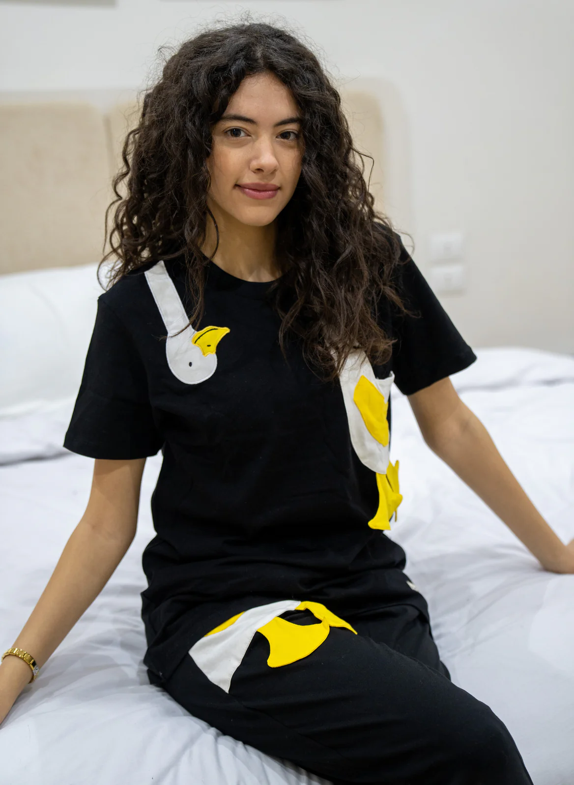 Snuggs Unisex summer pajama set Duck T-shirt + Pants - Image 4