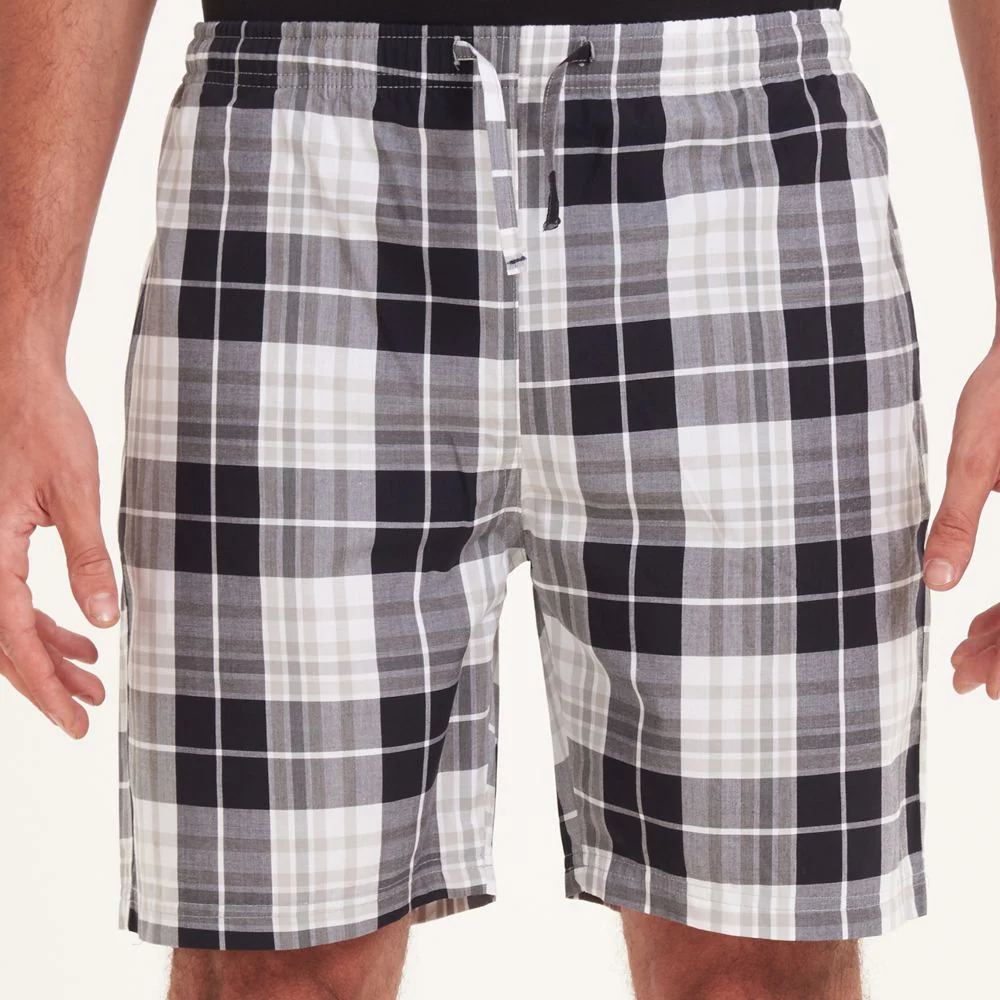 Men summer short Black x grey checkered - Image 3