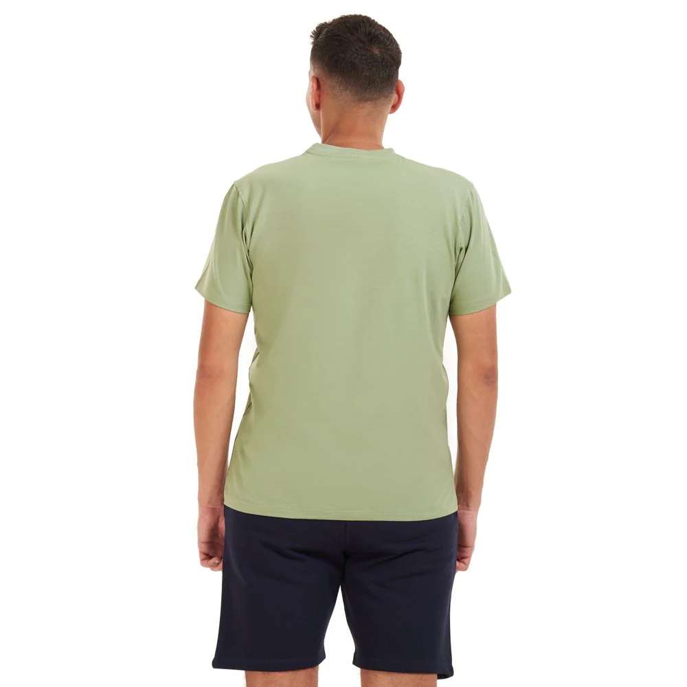 Men summer pajama set Pistache t-shirt +dark blue shorts - Image 4