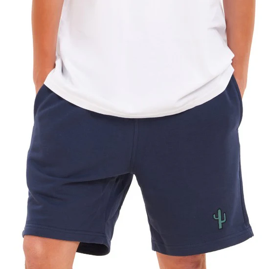 Men summer casual short Dark Blue cactus - Image 4