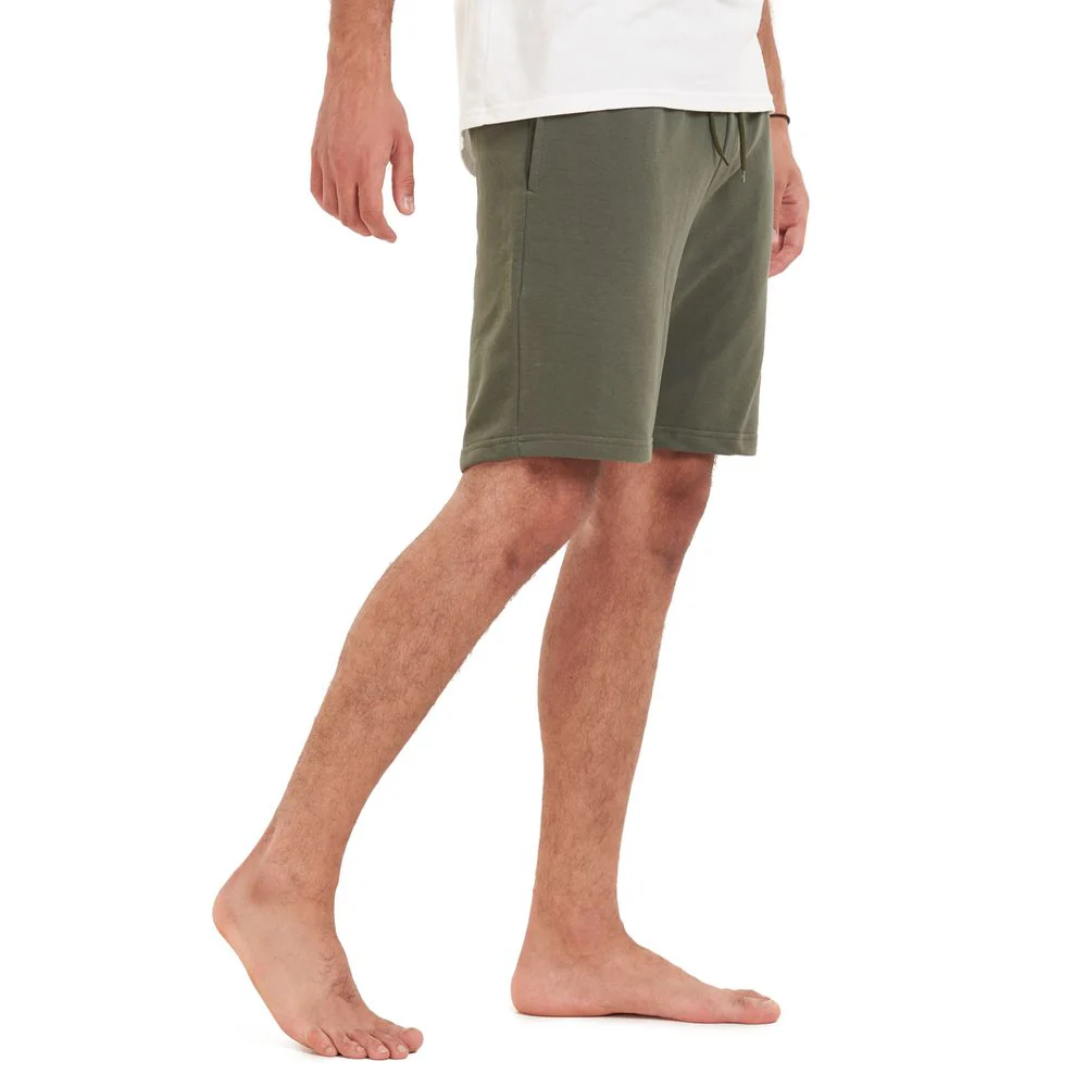 Men summer casual short Dark Green paws - Image 3