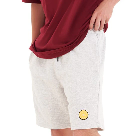 Men summer casual short Grey Orange - Image 2