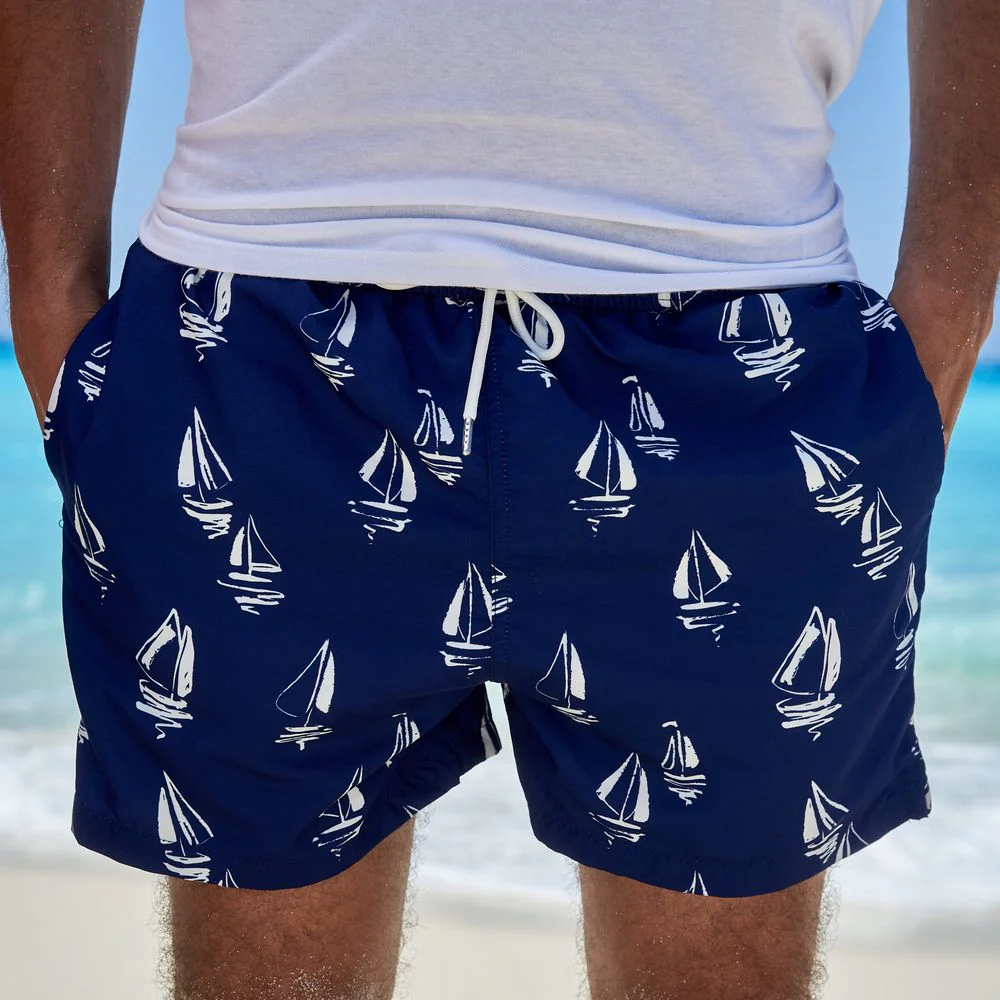 Men summer swimwear Boats - Image 4