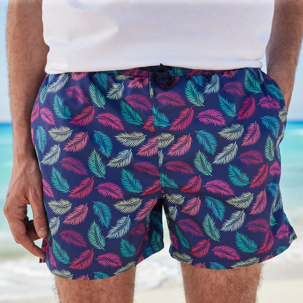 Men summer swimwear Feathers - Image 2