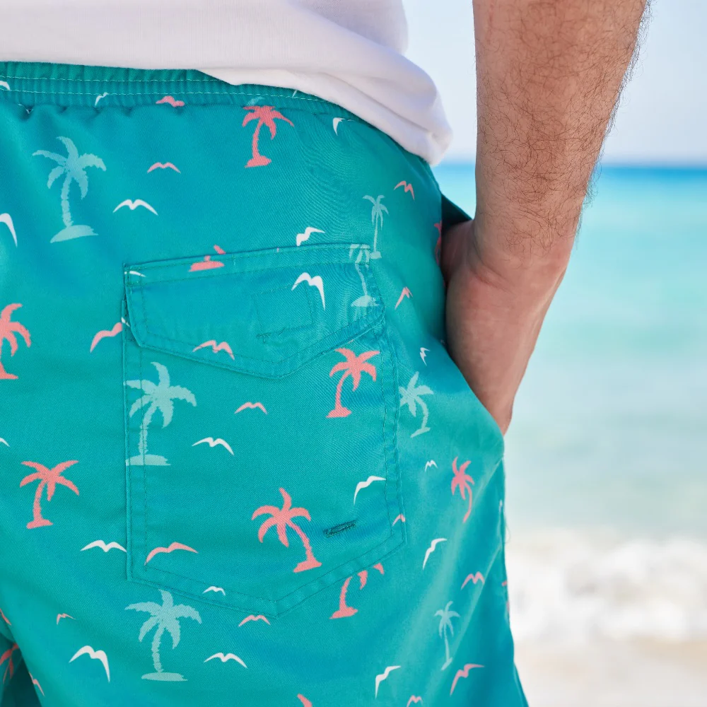 Men summer swimwear Palm Trees - Image 3