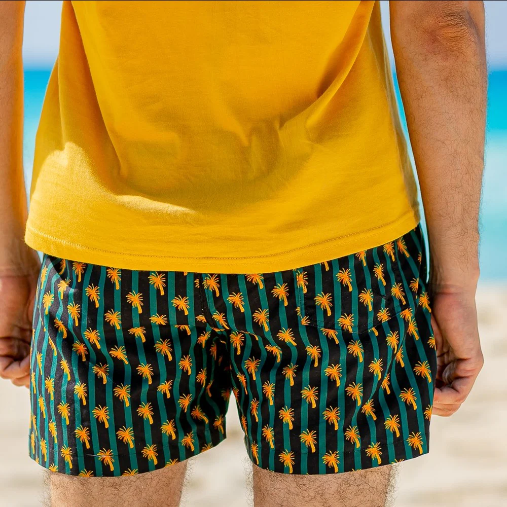Men summer swimwear Palm Trees - Image 4