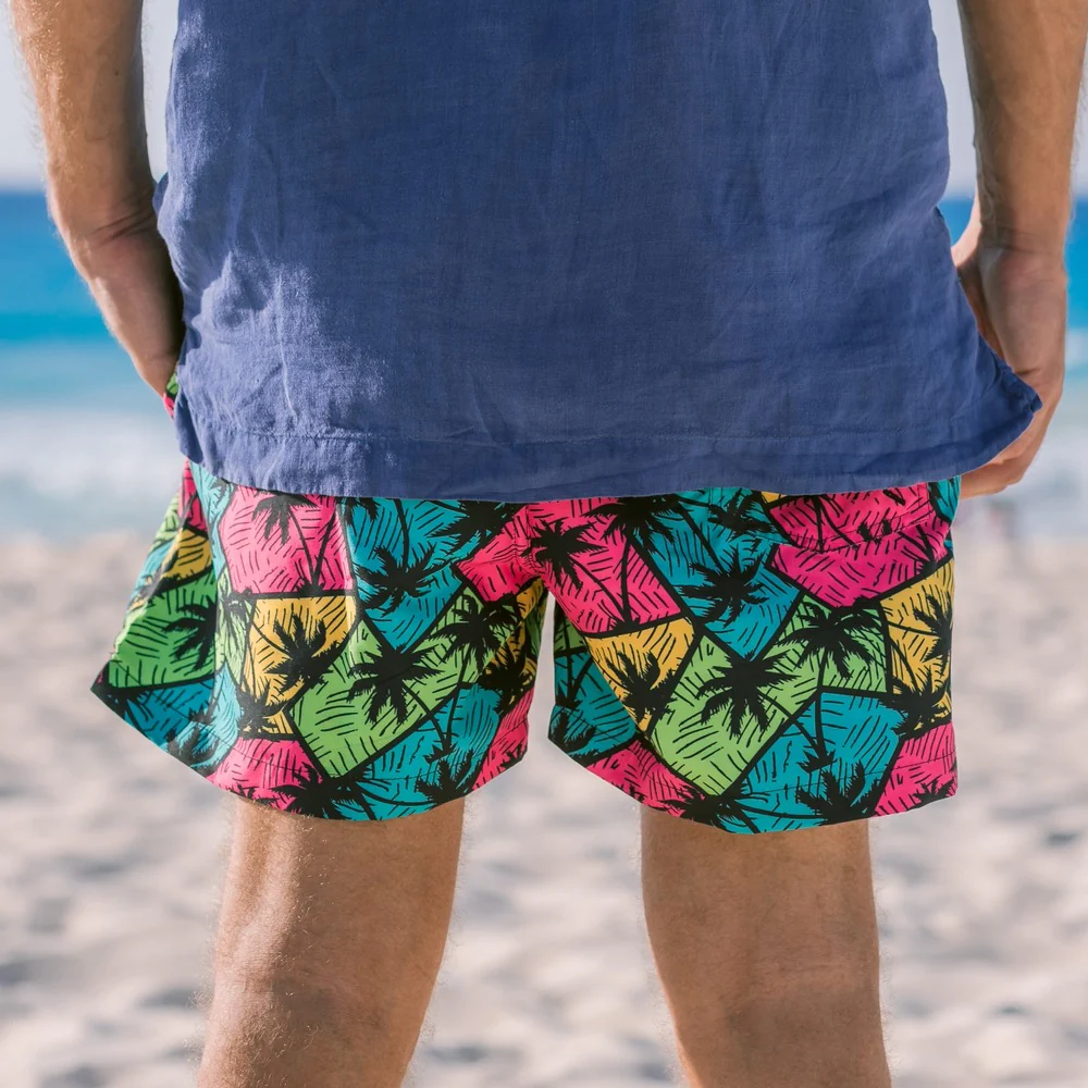 Men summer swimwear Palms - Image 3