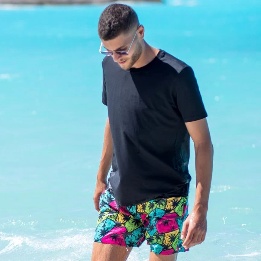 Men summer swimwear Palms - Image 4