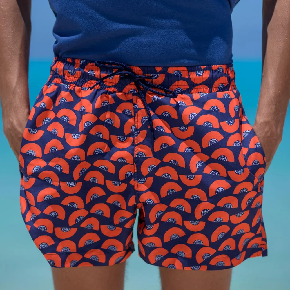 Men summer swimwear Peach - Image 2