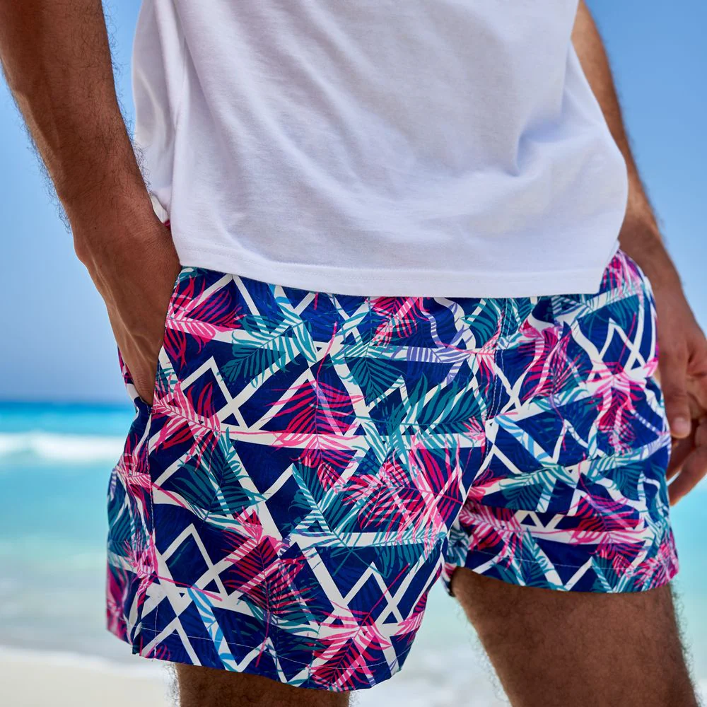 Men summer swimwear Triangle leaves - Image 2