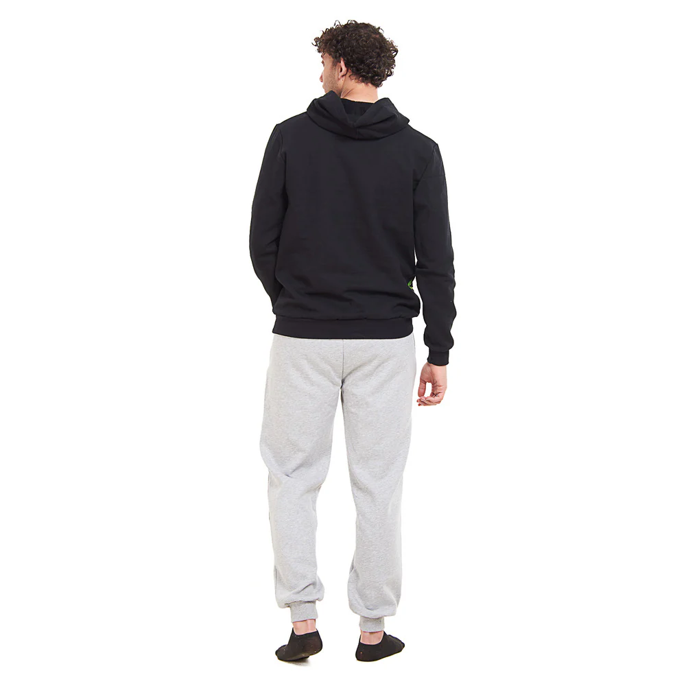 Men Winter Pajama Set Robot Sweatshirt + Grey Pants - Image 3