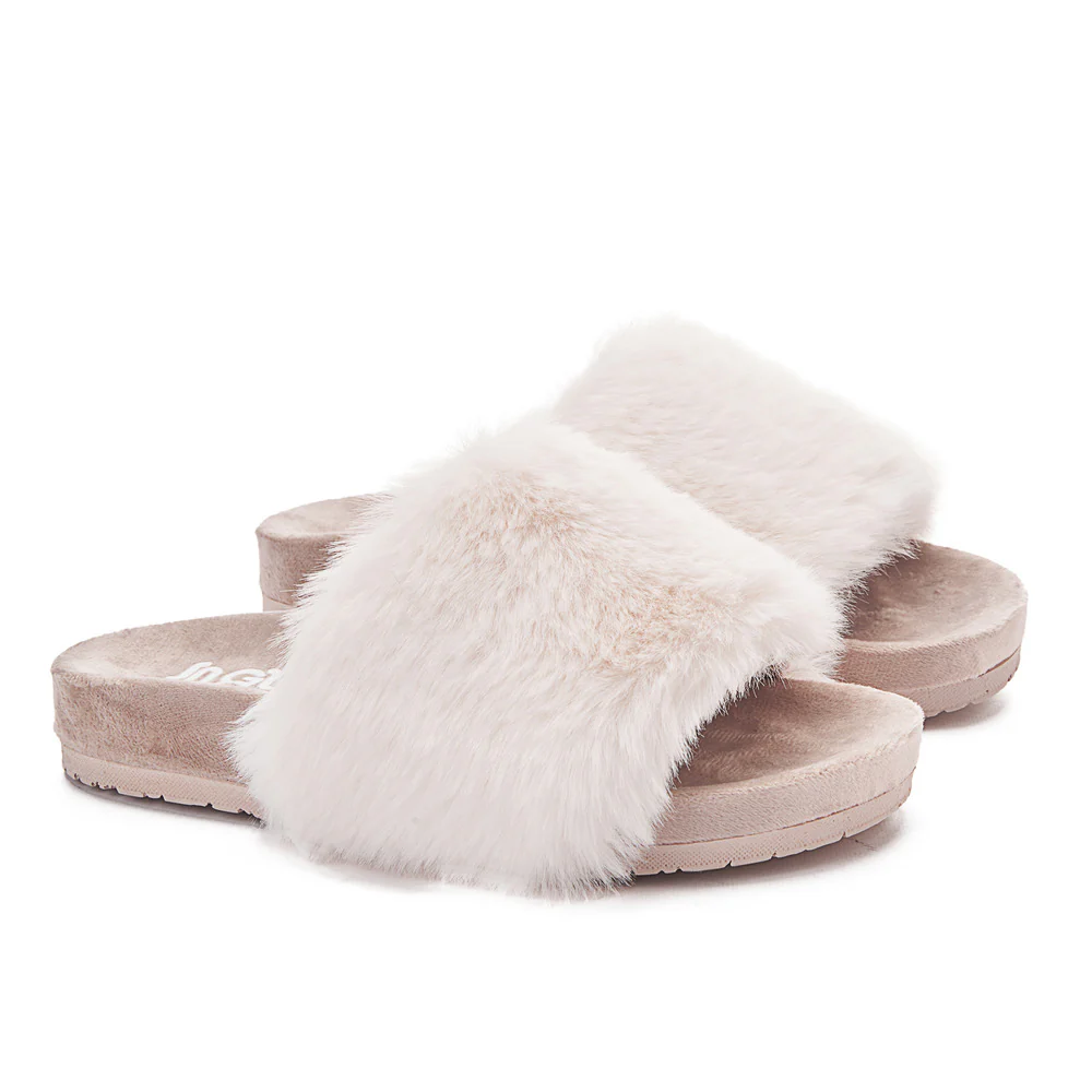 Snuggs Fuzzy Slipper Off White - Image 3