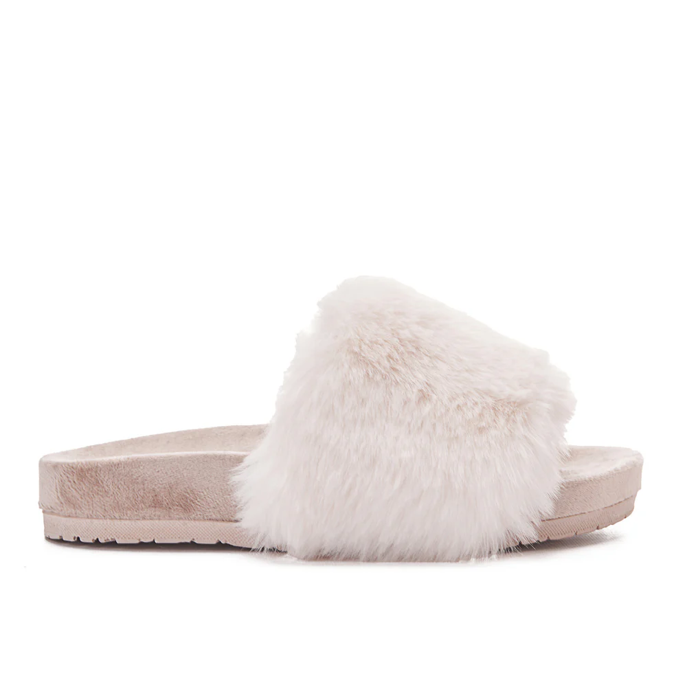 Snuggs Fuzzy Slipper Off White - Image 4