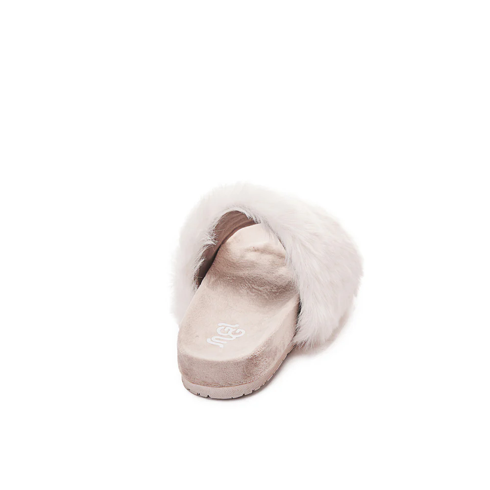 Snuggs Fuzzy Slipper Off White - Image 5