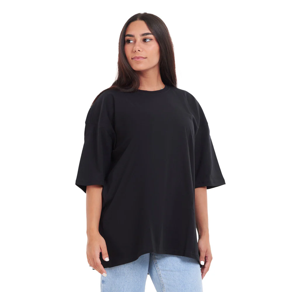 Oversized T-shirt Black - Image 2