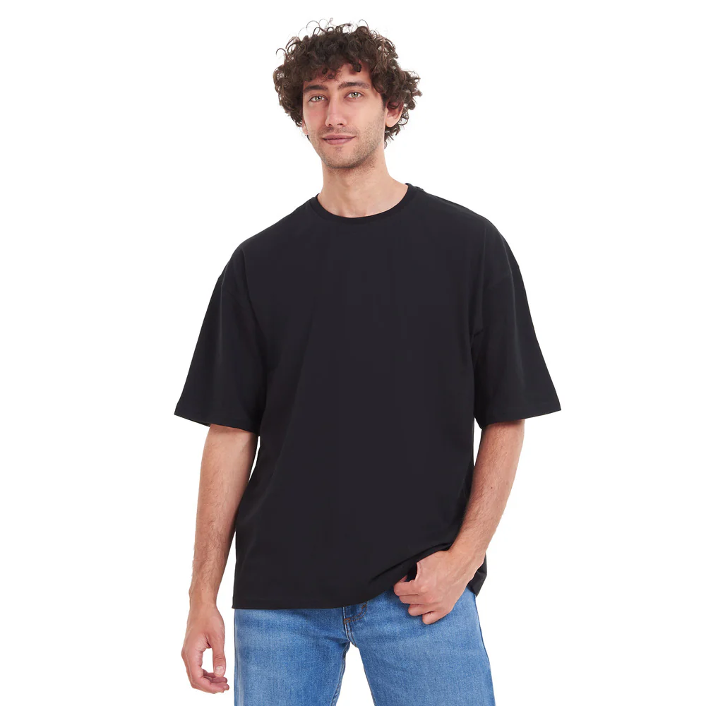 Oversized T-shirt Black - Image 3