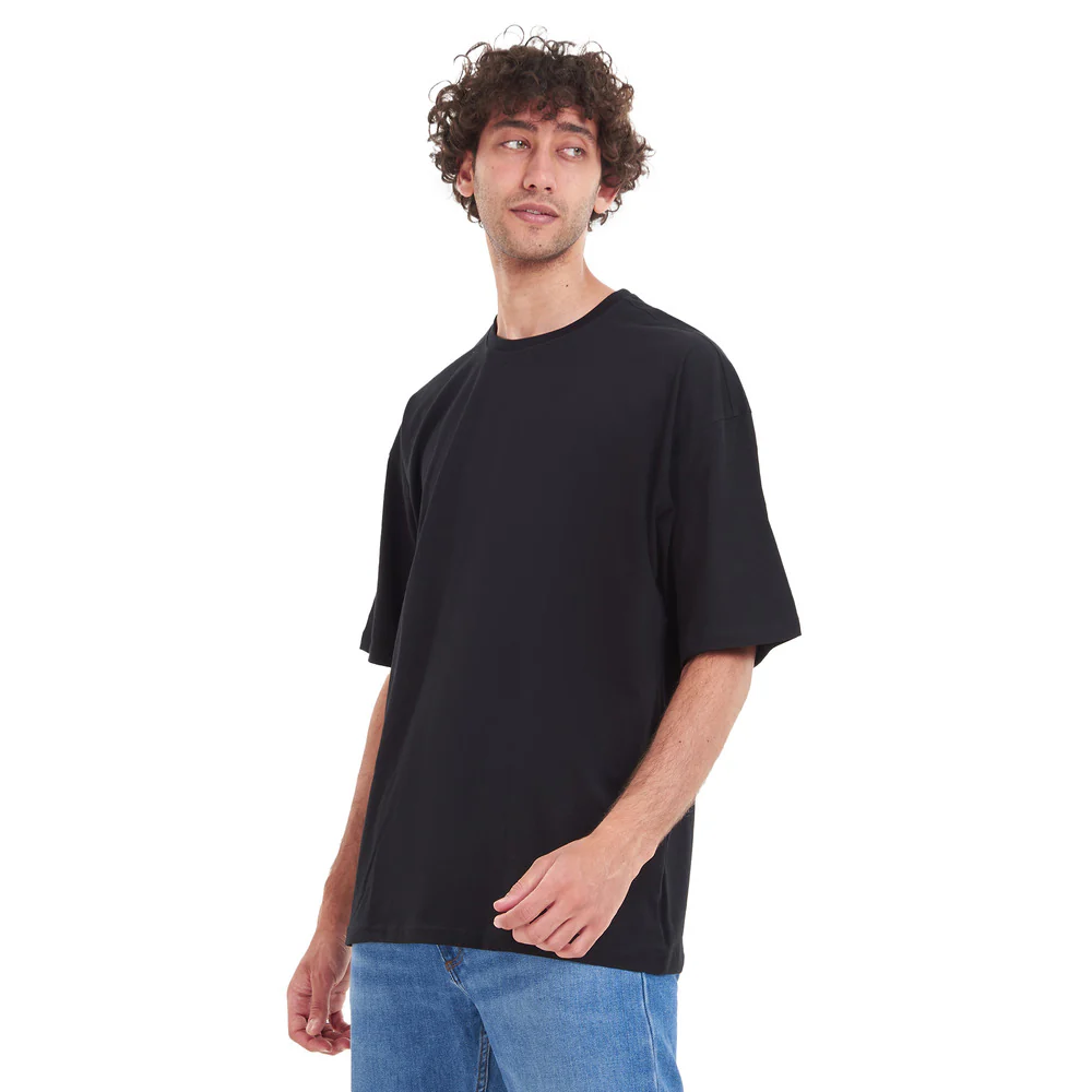Oversized T-shirt Black - Image 4
