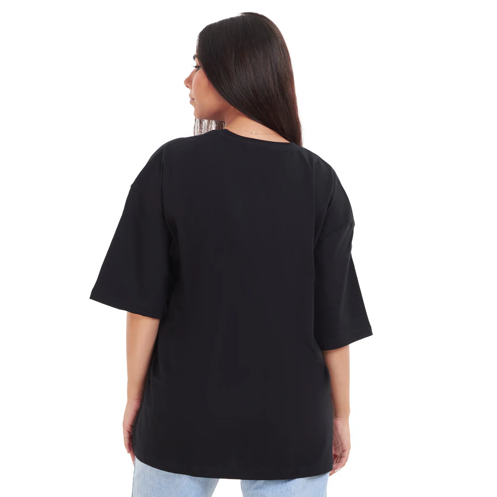 Oversized T-shirt Black - Image 7