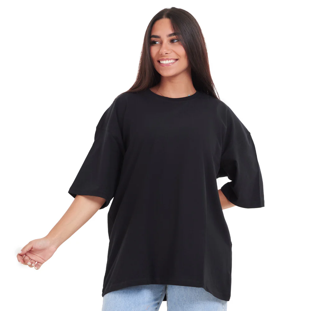 Oversized T-shirt Black - Image 9