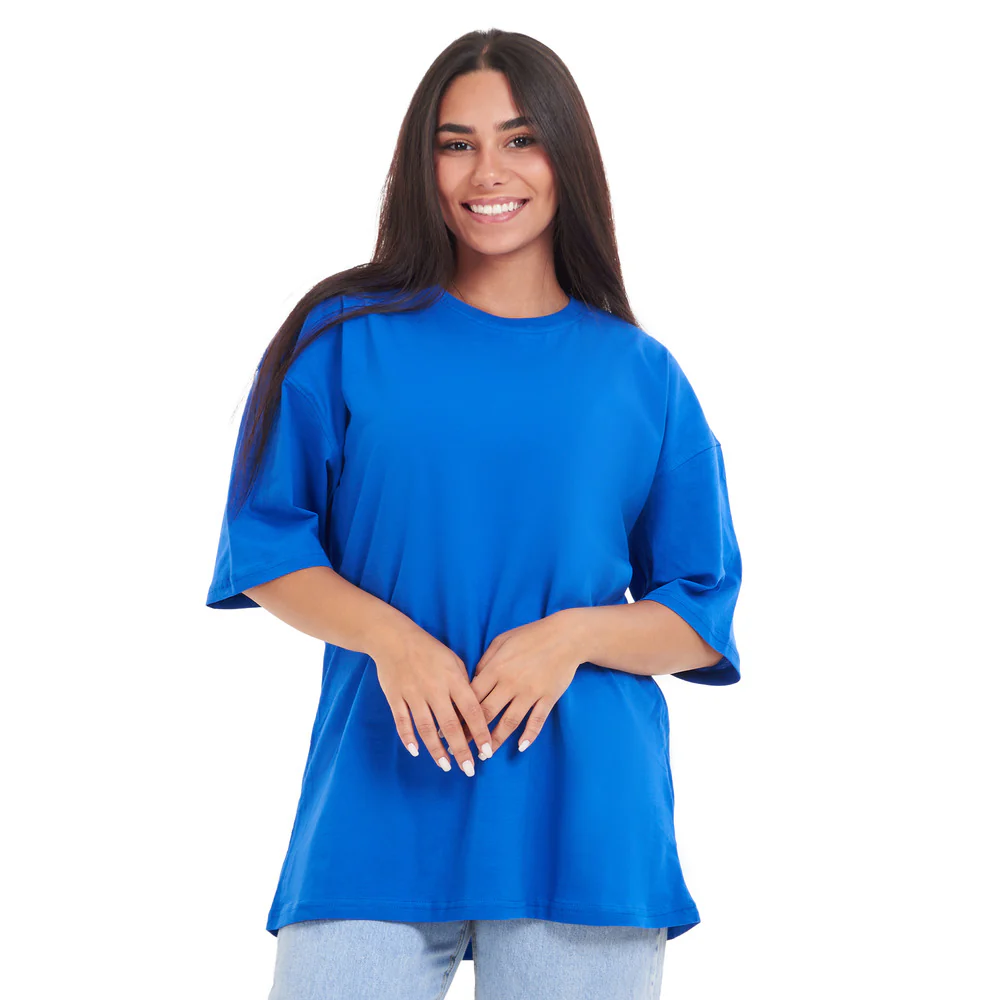 Oversized T-shirt Blue - Image 5
