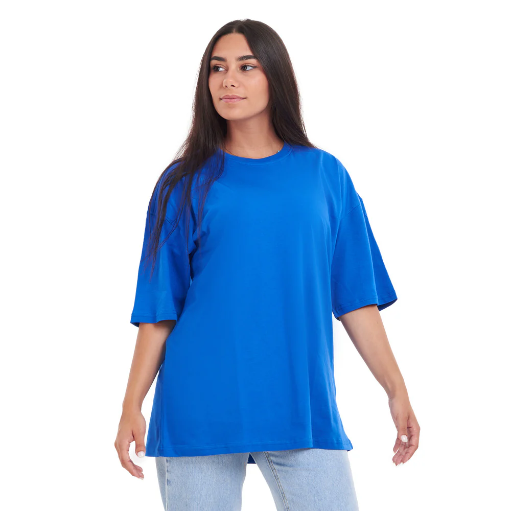 Oversized T-shirt Blue - Image 6