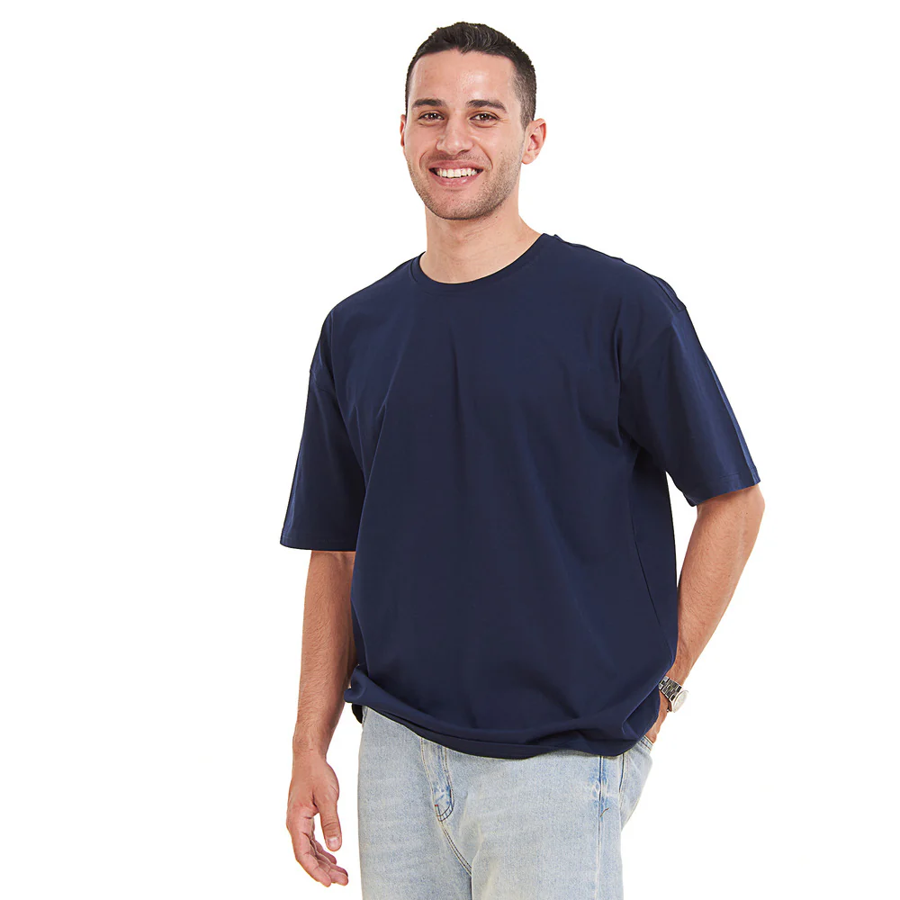 Oversized T-shirt Dark Blue - Image 2