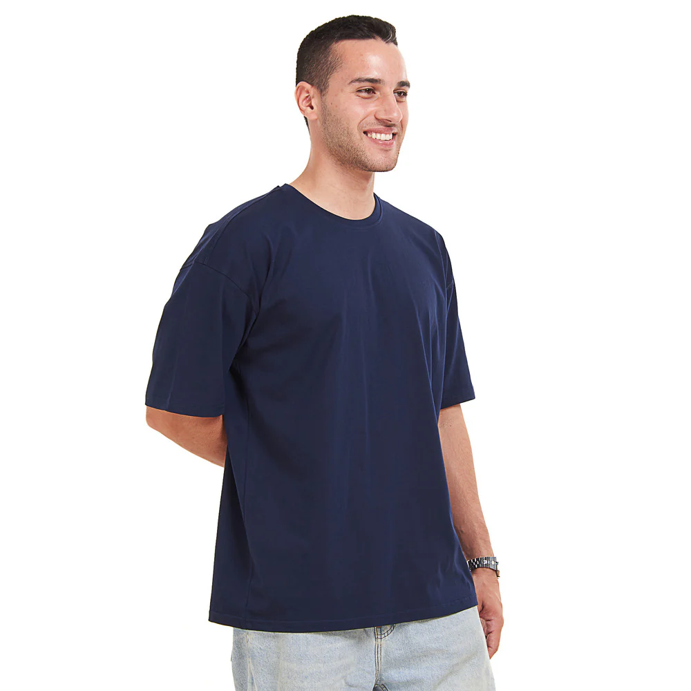 Oversized T-shirt Dark Blue - Image 3