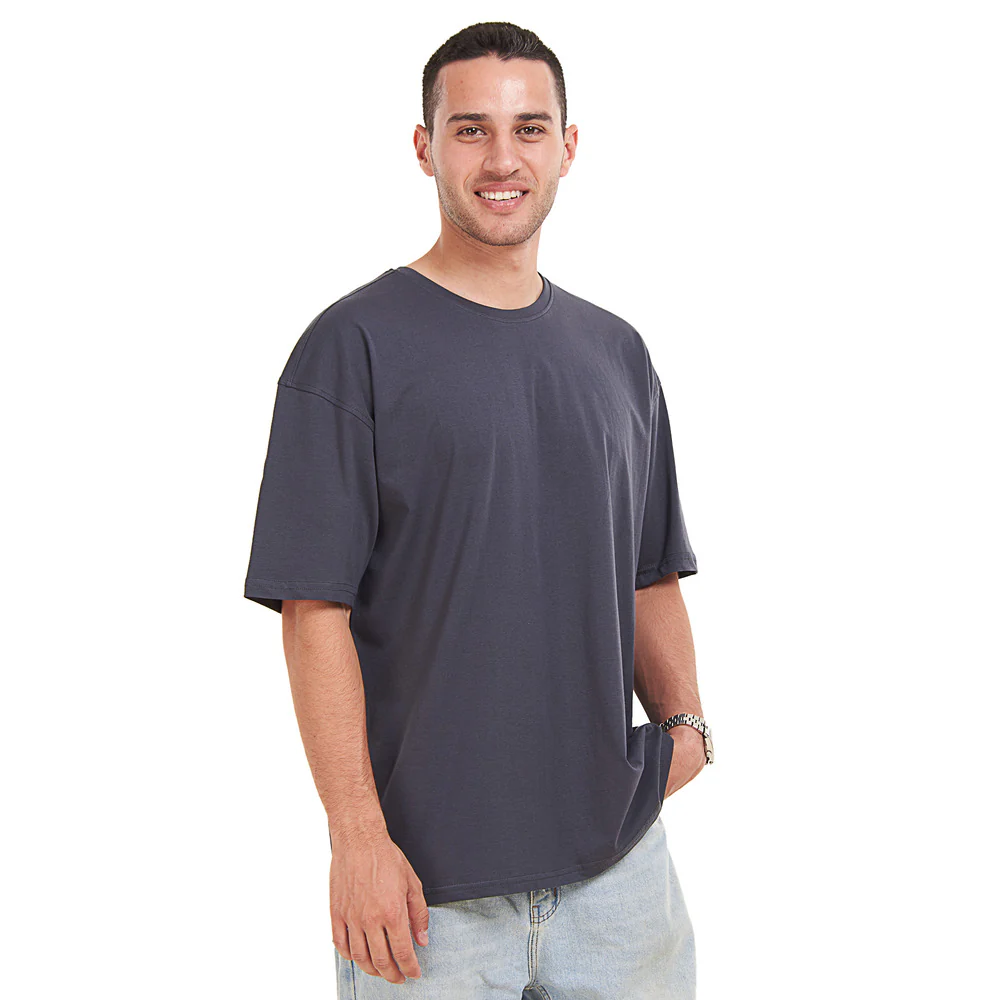 Oversized T-shirt Dark Grey - Image 2