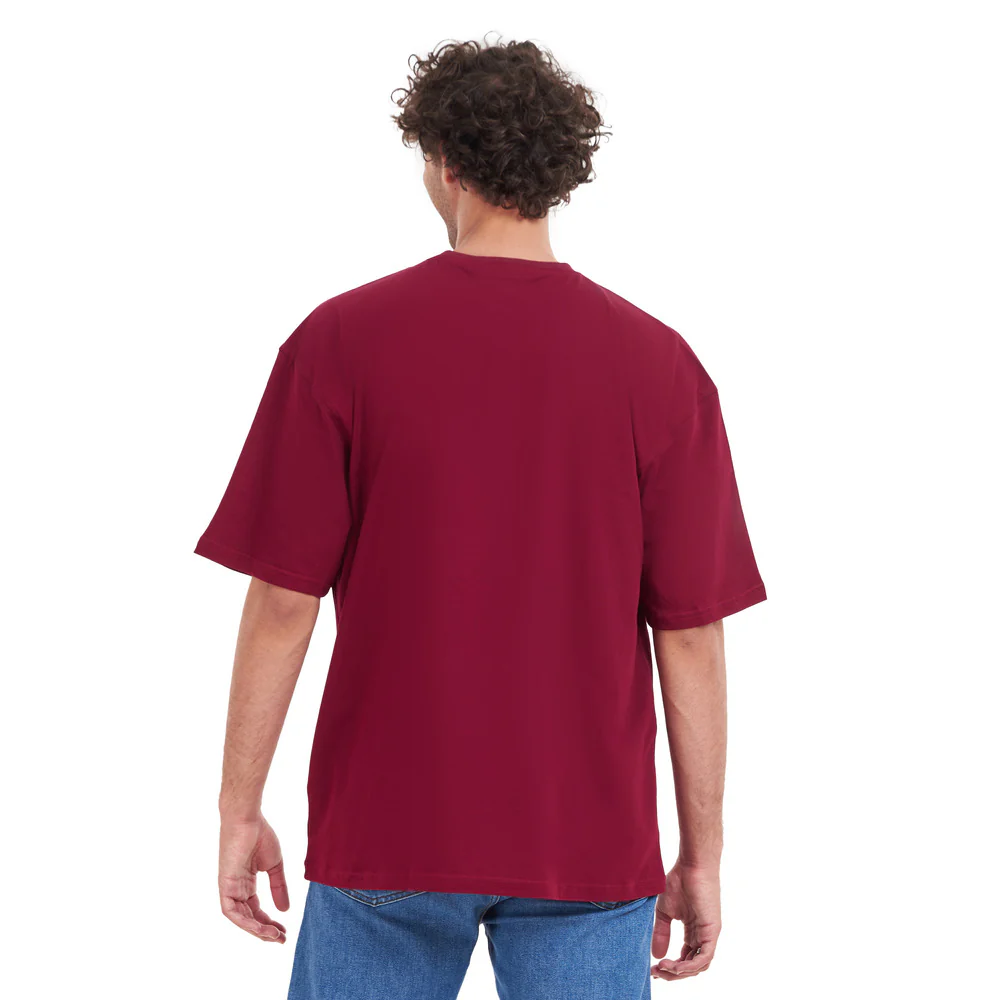 Oversized T-shirt Dark Red - Image 8