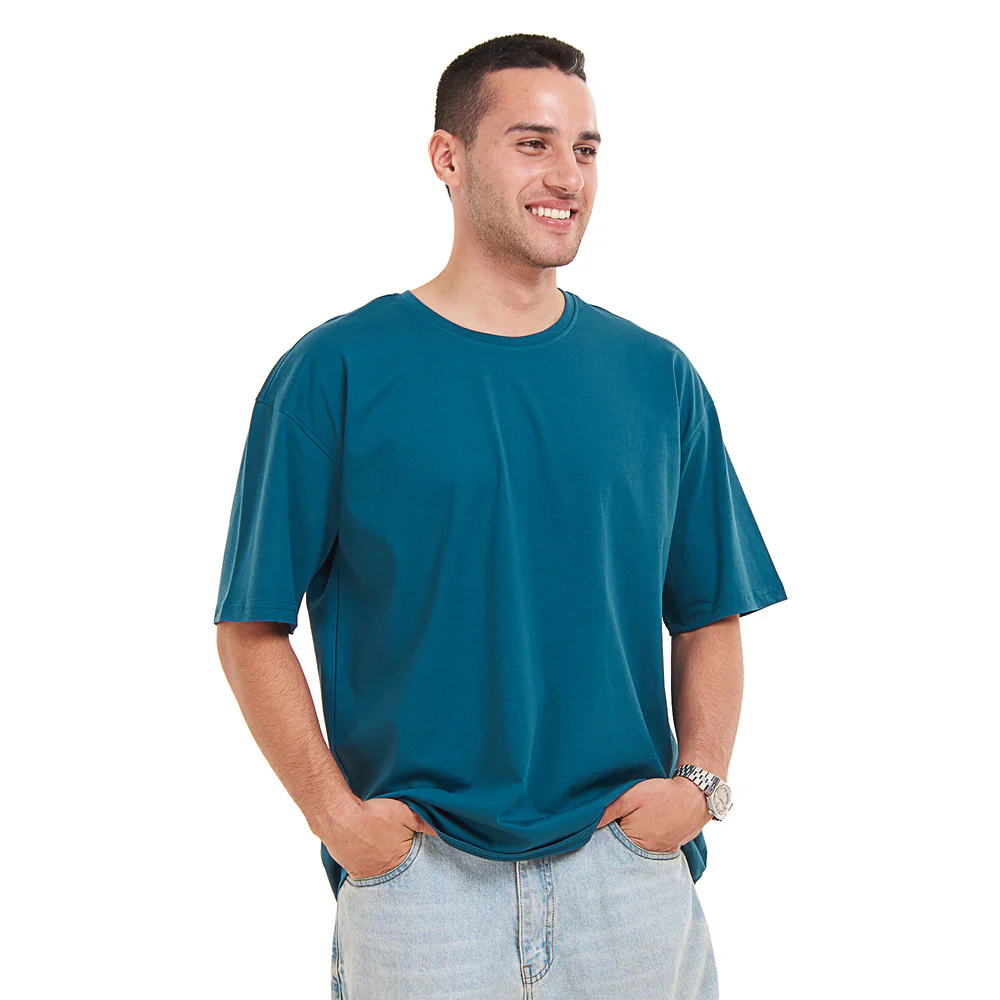 Oversized T-shirt Petroleum - Image 2
