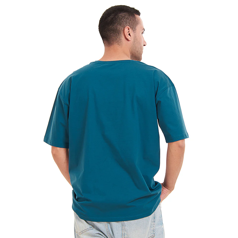 Oversized T-shirt Petroleum - Image 4