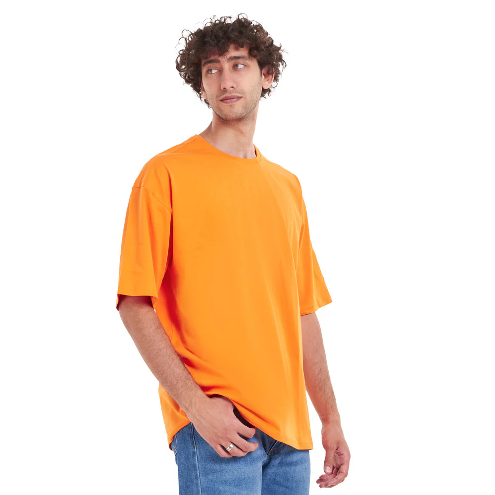 Oversized T-shirt Orange - Image 3