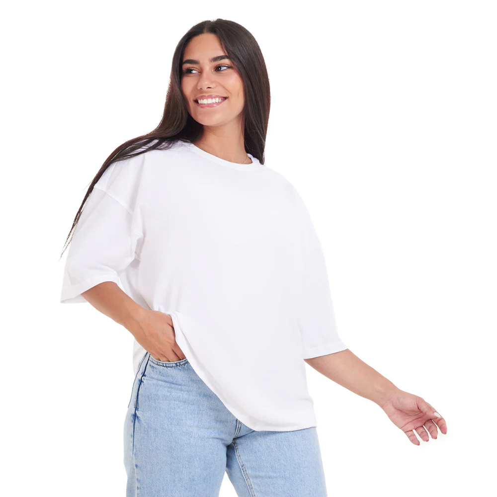 Oversized T-shirt White - Image 7