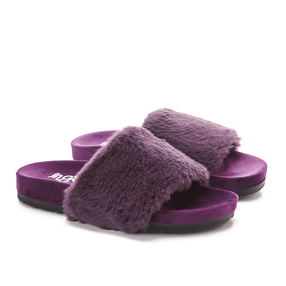 Snuggs Fuzzy Slipper Purple - Image 3