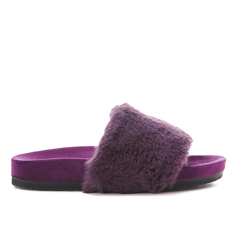 Snuggs Fuzzy Slipper Purple - Image 4