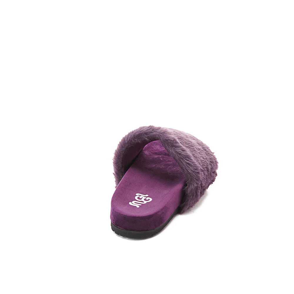 Snuggs Fuzzy Slipper Purple - Image 5