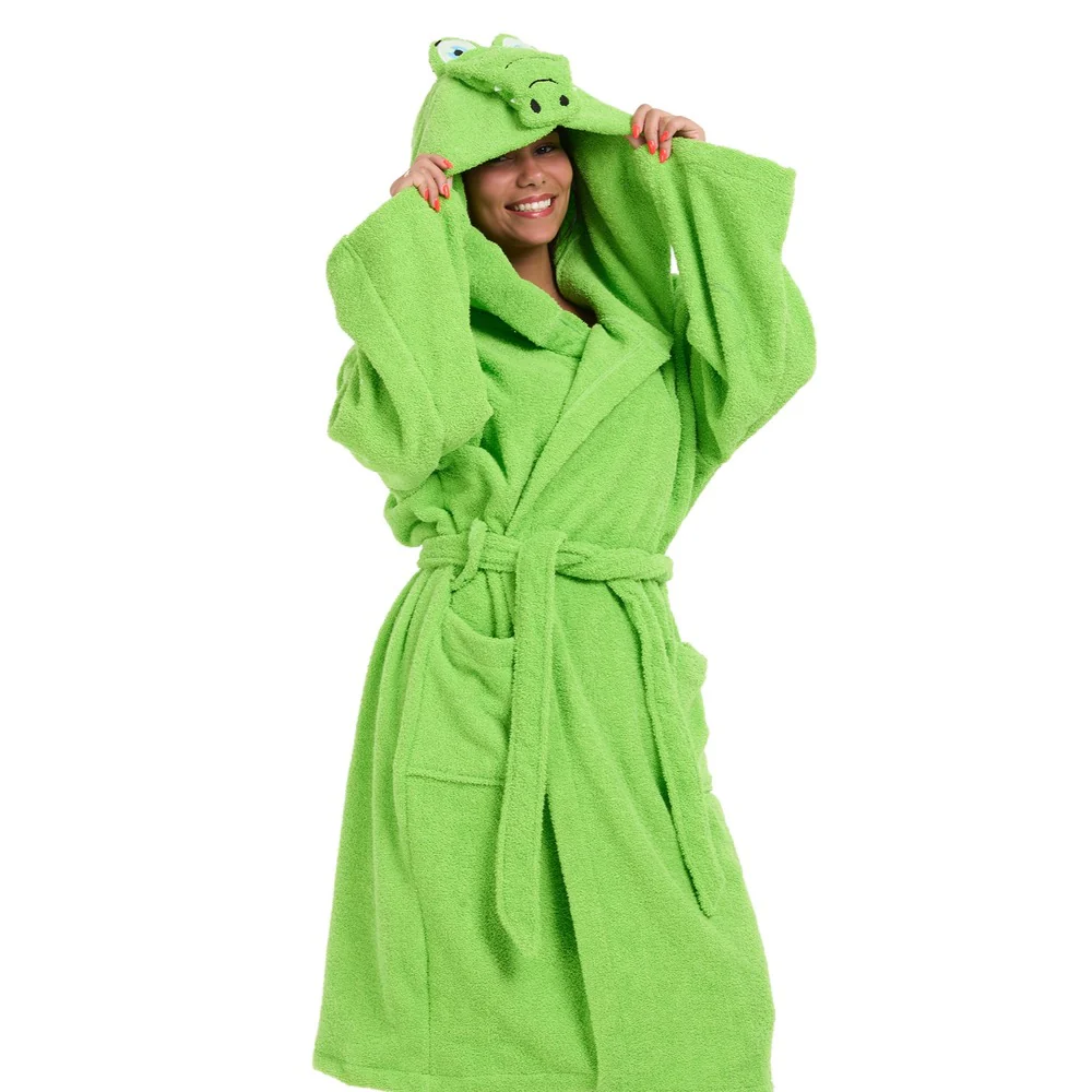 Snuggs Animal Bathrobe Crocodile - Image 6